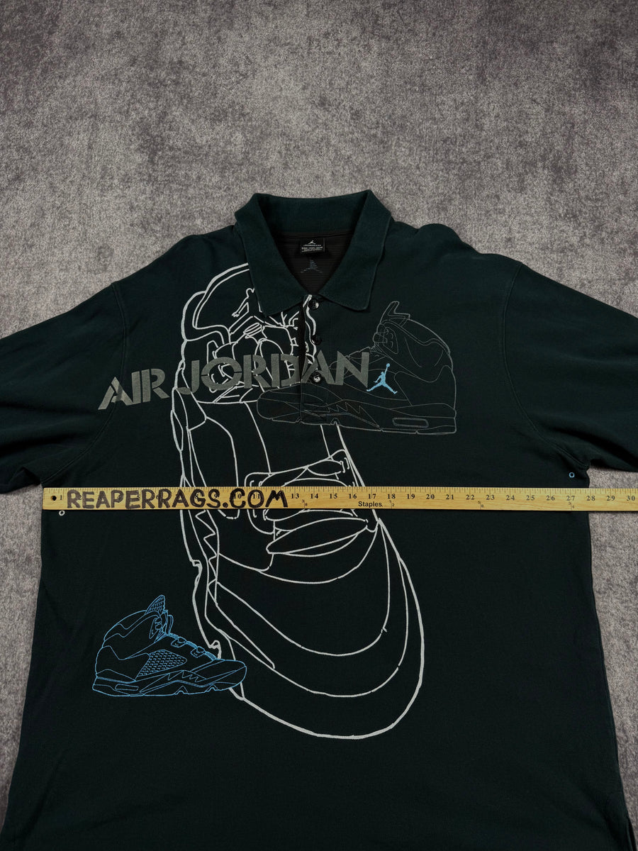 (rare) 2000s air jordan polo (XXXXL)