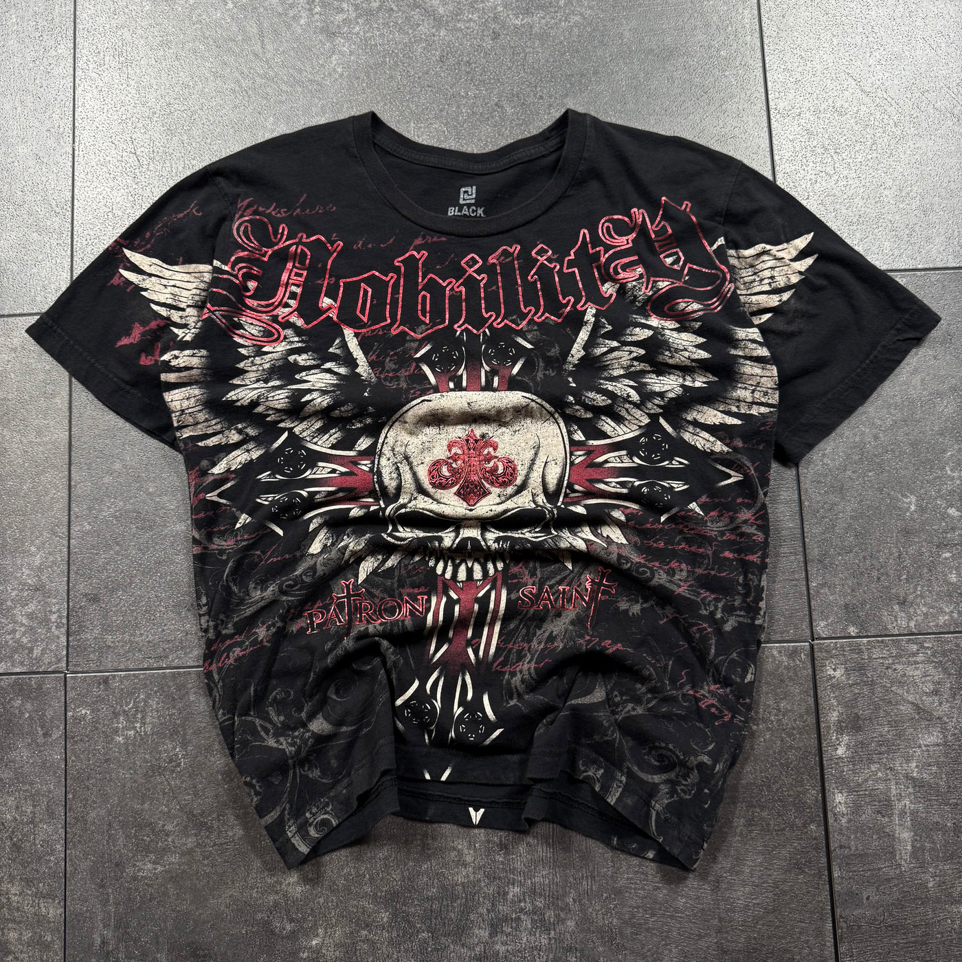 (rare) 2000s Black x Nobility Shirt (M)