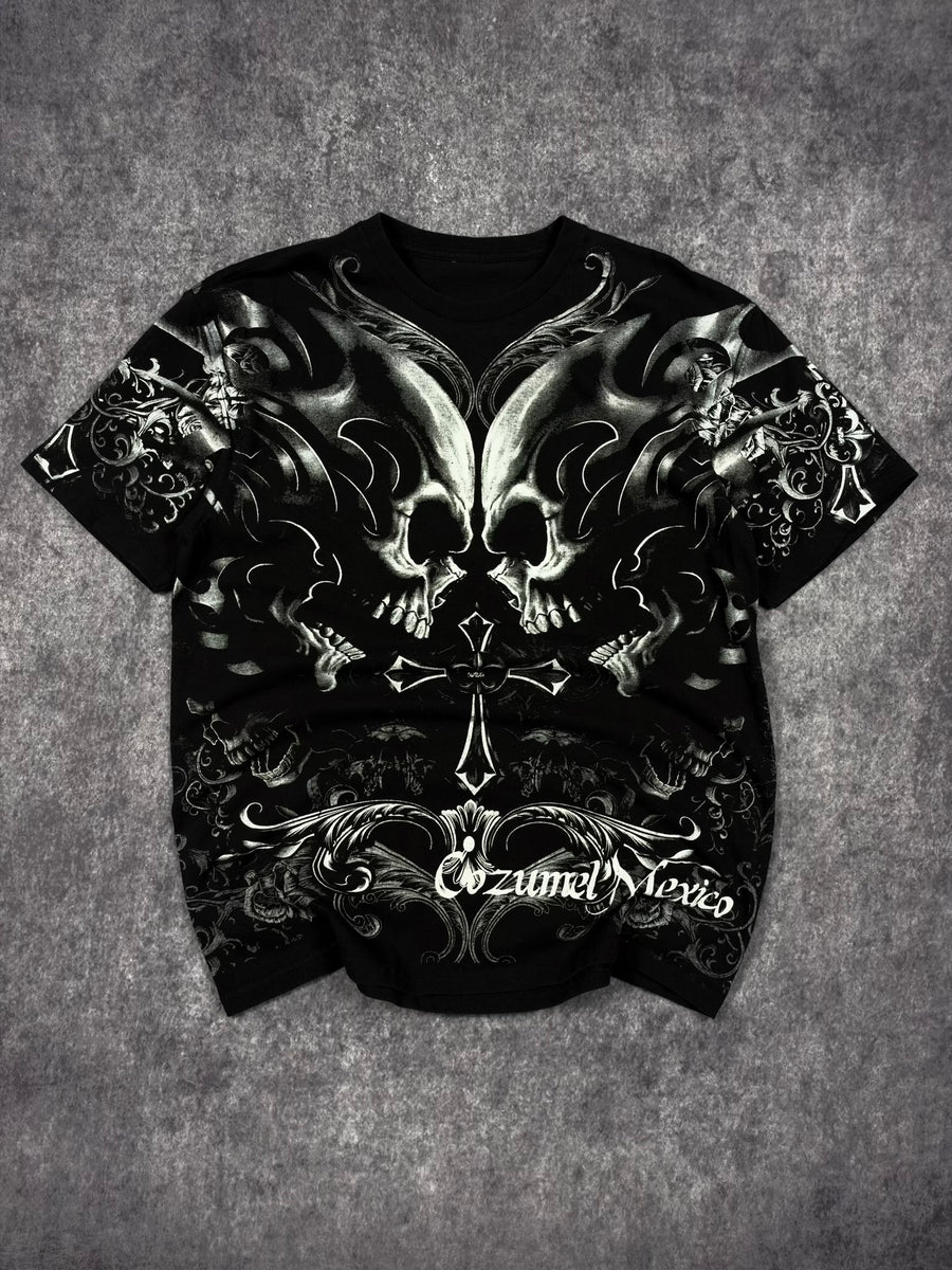 (GRAIL) 2000s SKULL SHIRT (M)