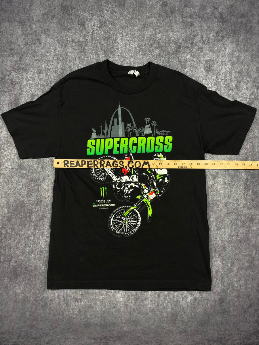 2000s MONSTER ENERGY x SUPERCROSS SHIRT (M)