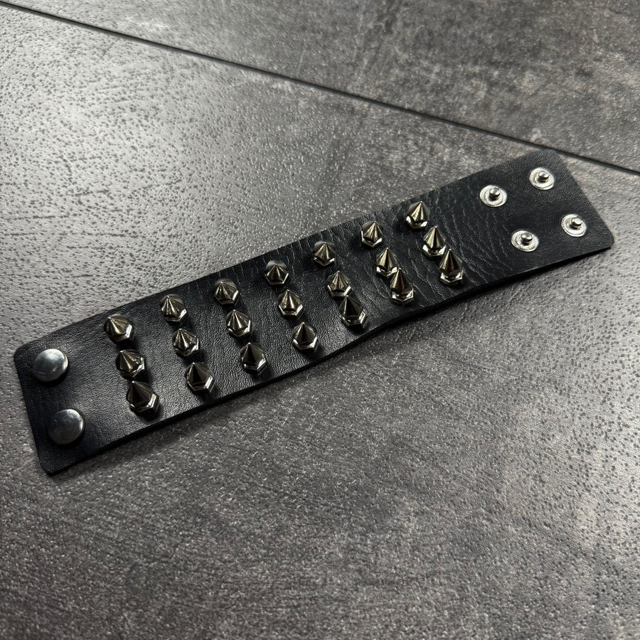 Triple Row Spike Bracelet