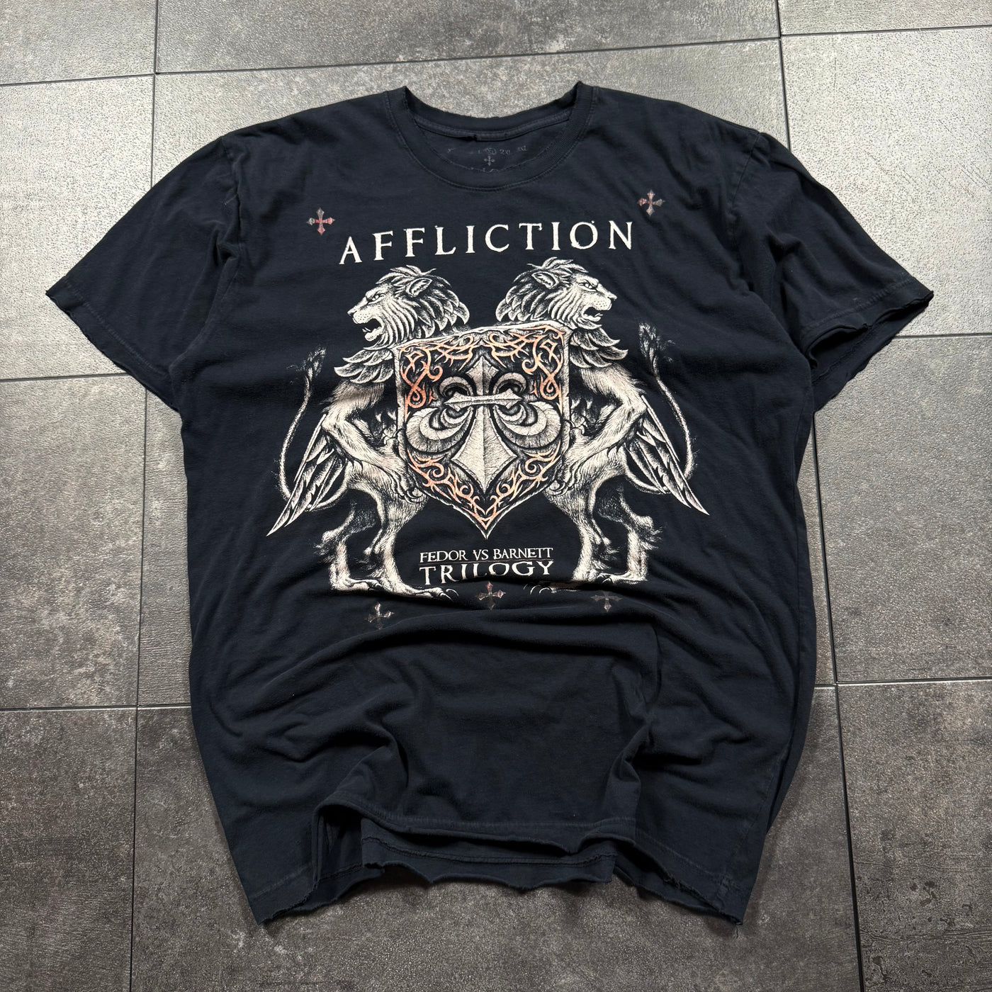 2000s Affliction x Fedor Shirt (XL)