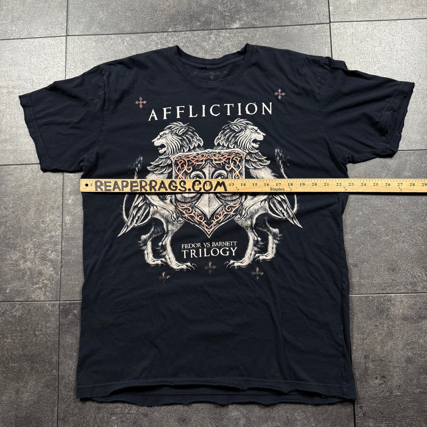 2000s Affliction x Fedor Shirt (XL)