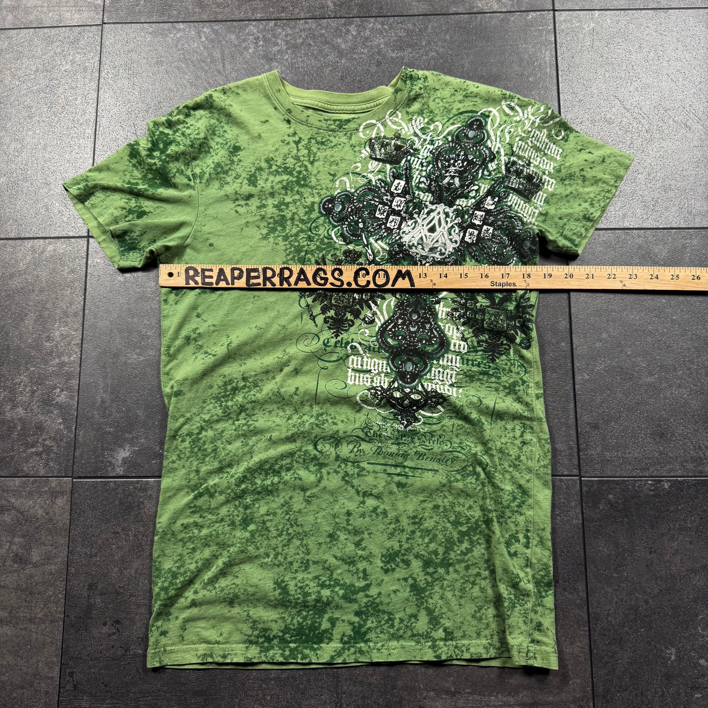 (rare) 2000s Archiac x Affliction Shirt (S)