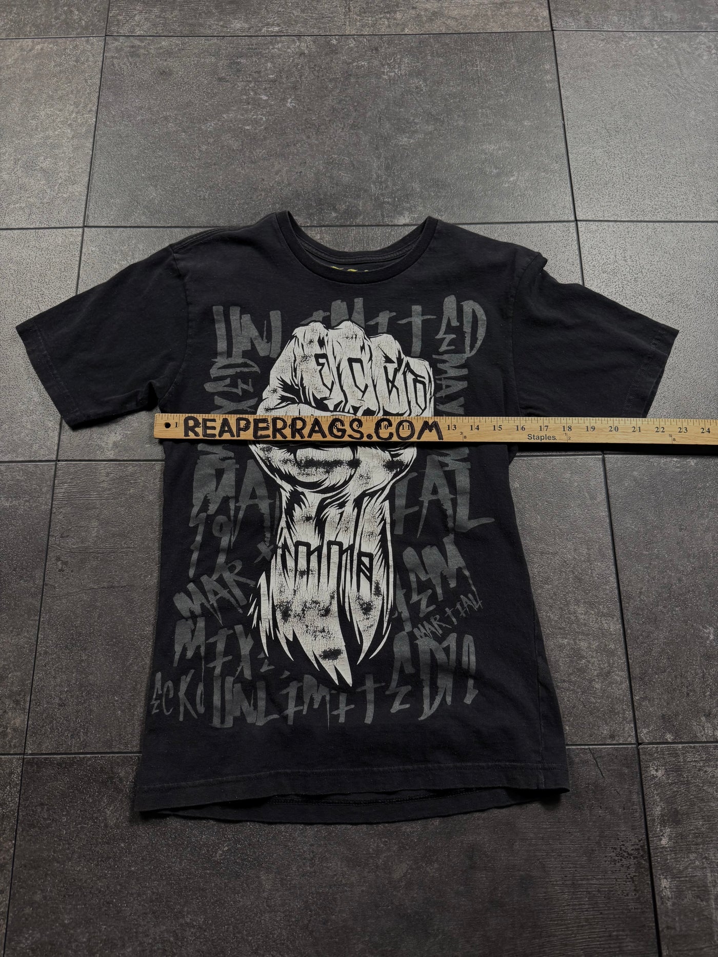2000s ecko unltd x mma elite shirt (xxs)