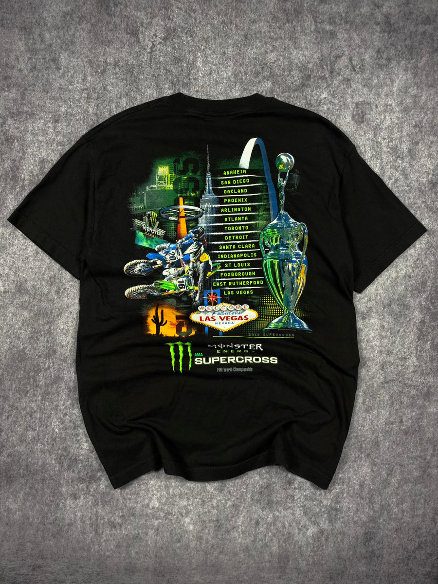 2000s MONSTER ENERGY x SUPERCROSS SHIRT (M)