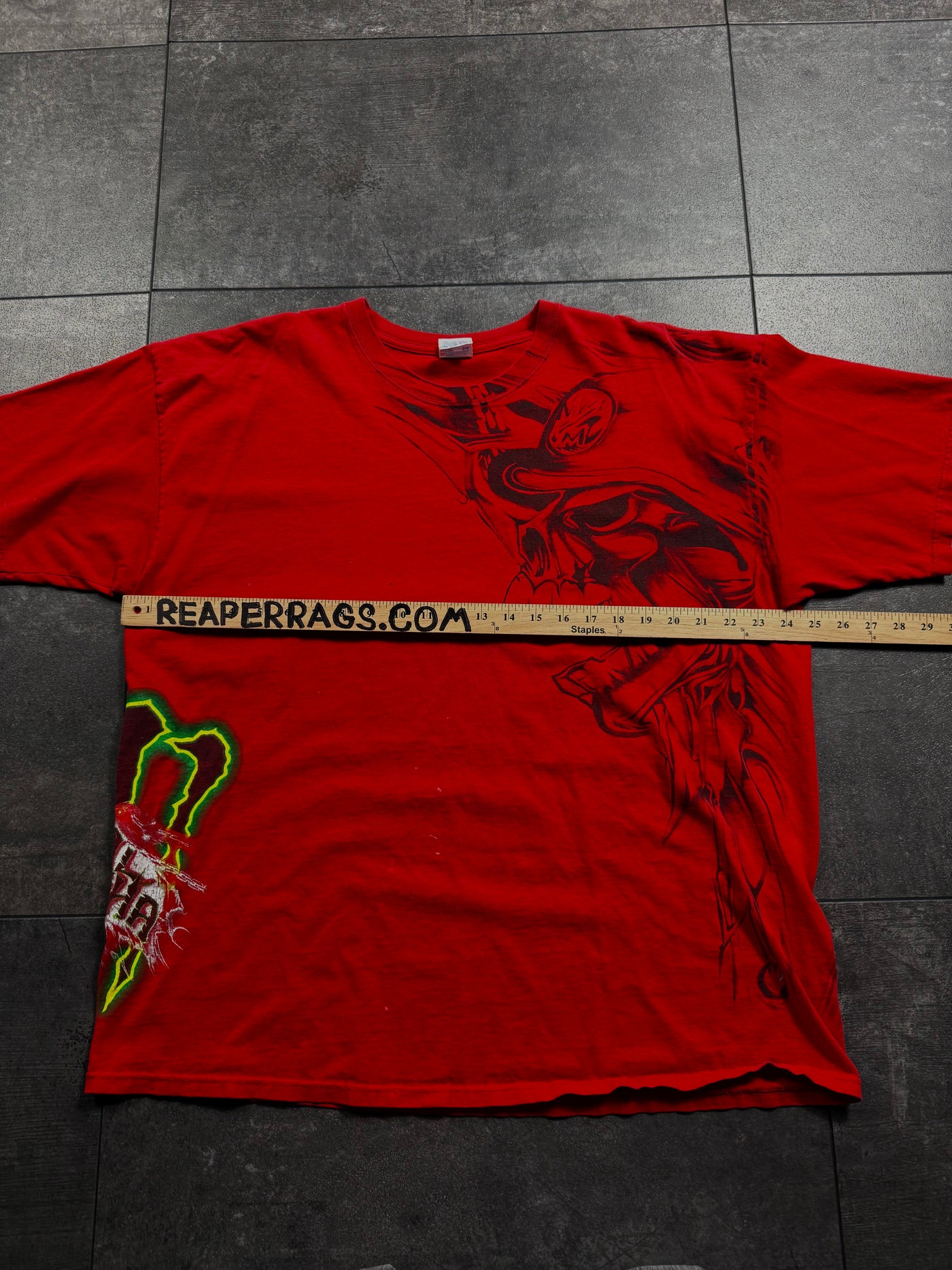 (rare) 2000s metal mulisha x monster energy shirt