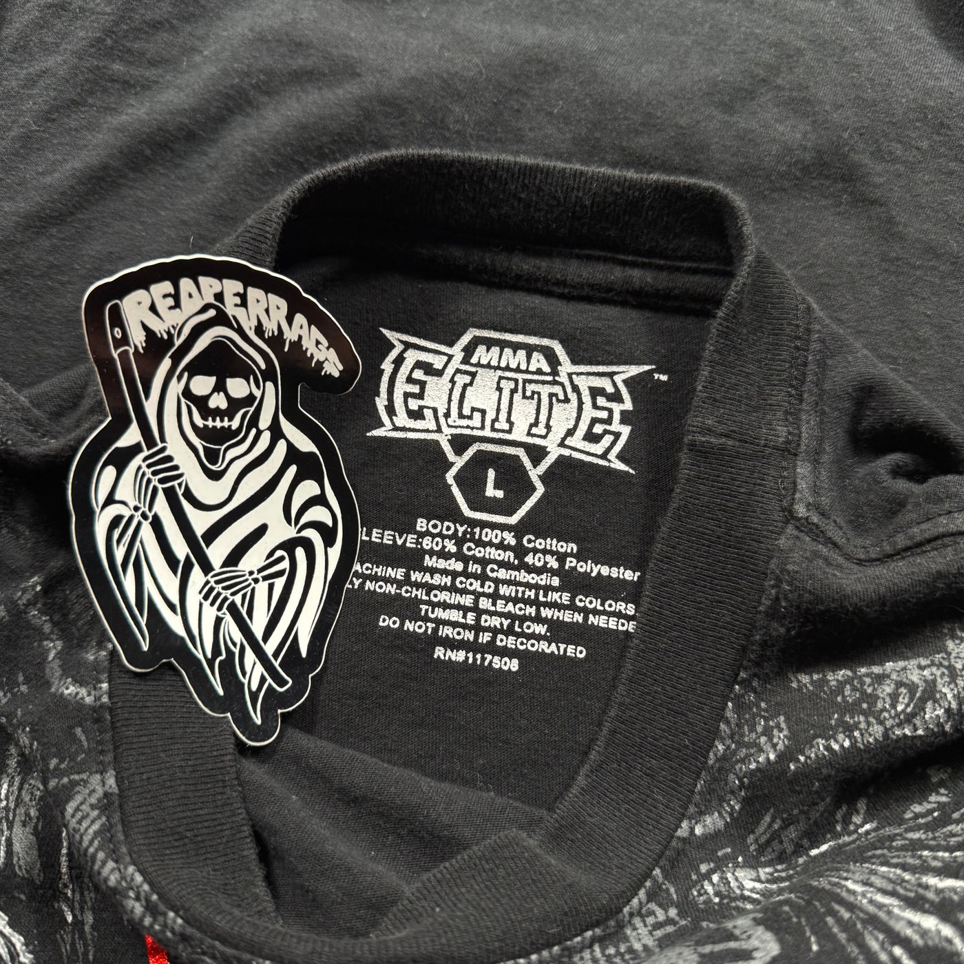 (rare) 2000s MMA Elite Layered Shirt (L)
