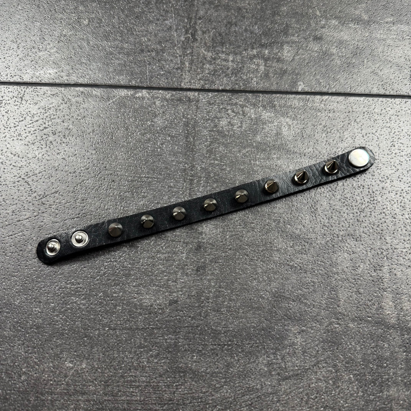 Single Row Spiked Bracelet
