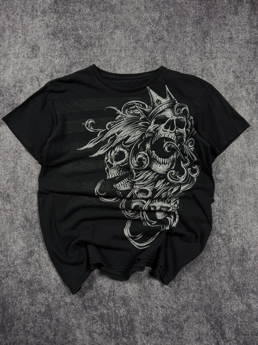 2000s winged skull shirt (S)