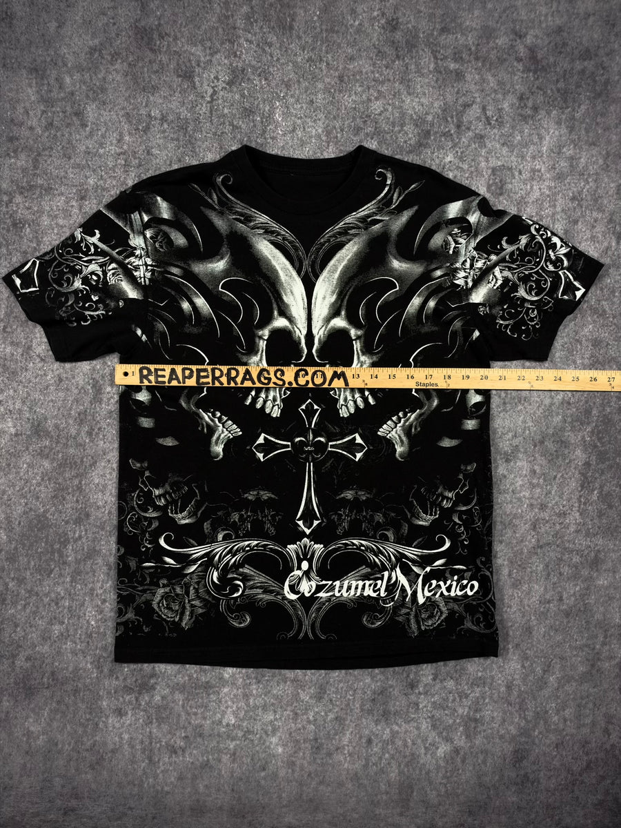 (GRAIL) 2000s SKULL SHIRT (M)