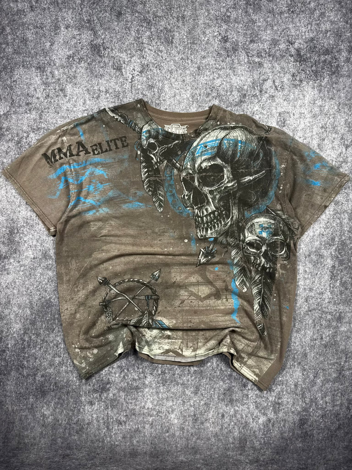 (RARE) 2000S MMA ELITE SHIRT (XXL)