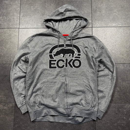 Y2K Ecko Unltd. Zip-Up Hoodie (M)