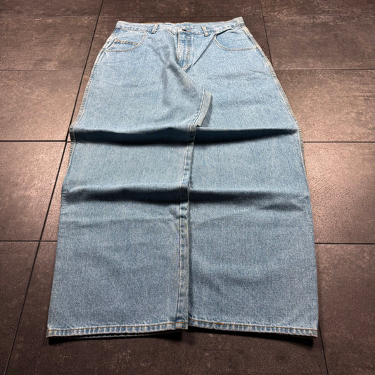 Y2K Deadstock JNCO Style Flip Flop Baggy Wide Leg Jeans (36x32)