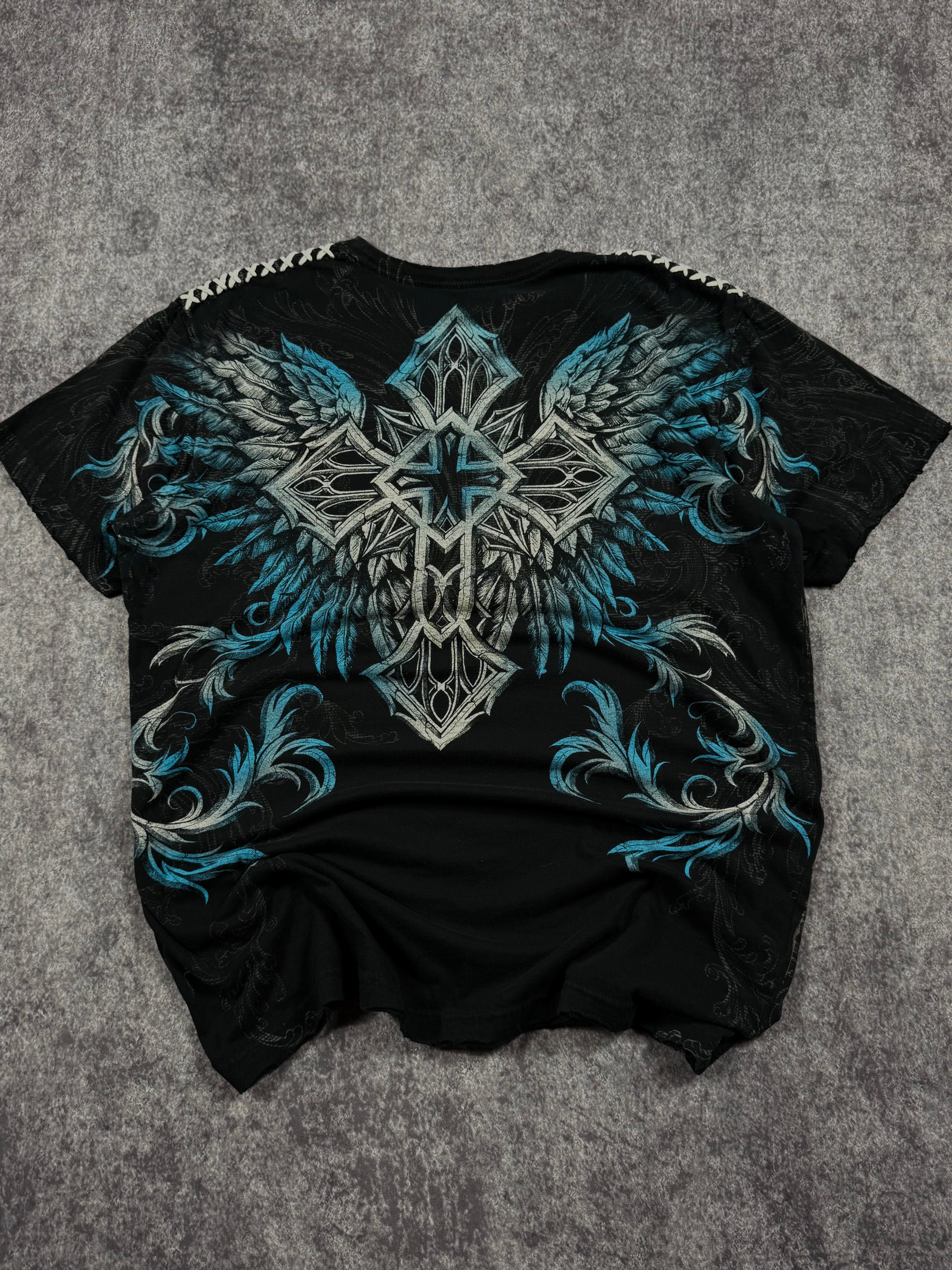 (rare) 2000s affliction shirt (L)