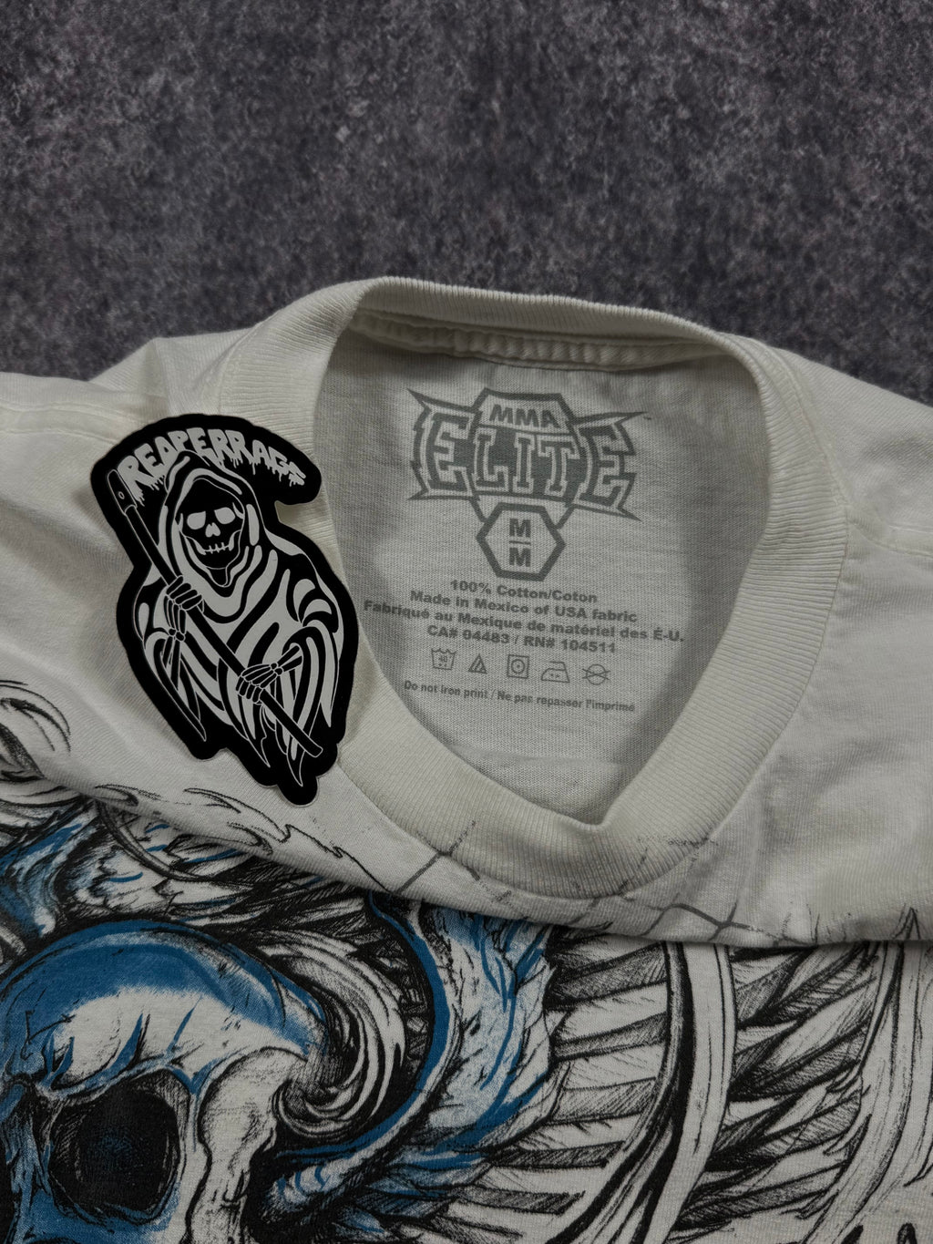 (rare) 2000s mma elite shirt (S)