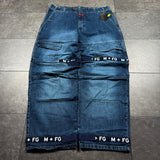 Deadstock Marithe Francois Girbaud Shuttle Strap Jeans (44x33)