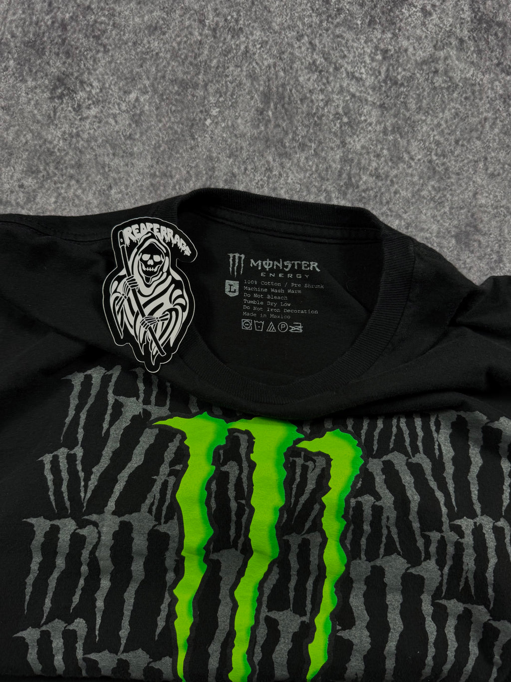 (rare) 2000s monster energy shirt (M)
