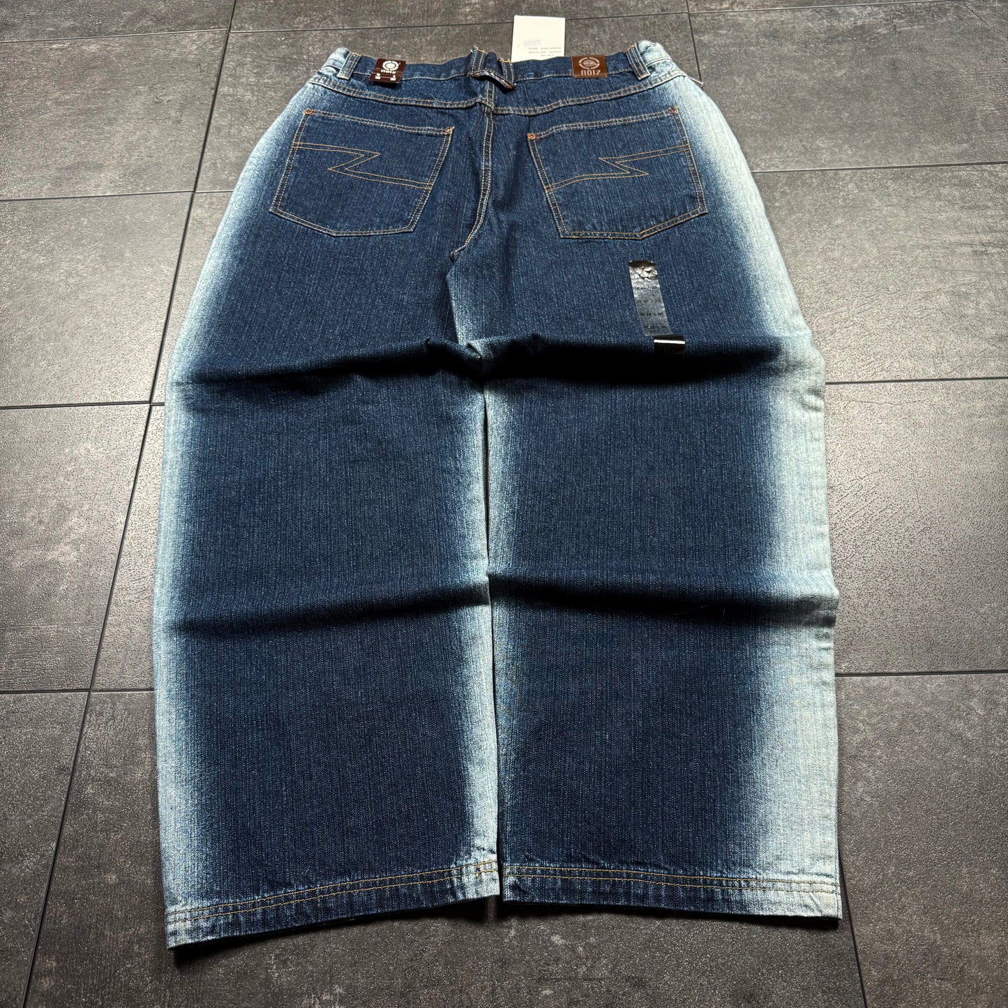 Y2K Deadstock NOIZ Wide Leg Baggy Jeans (34x30)