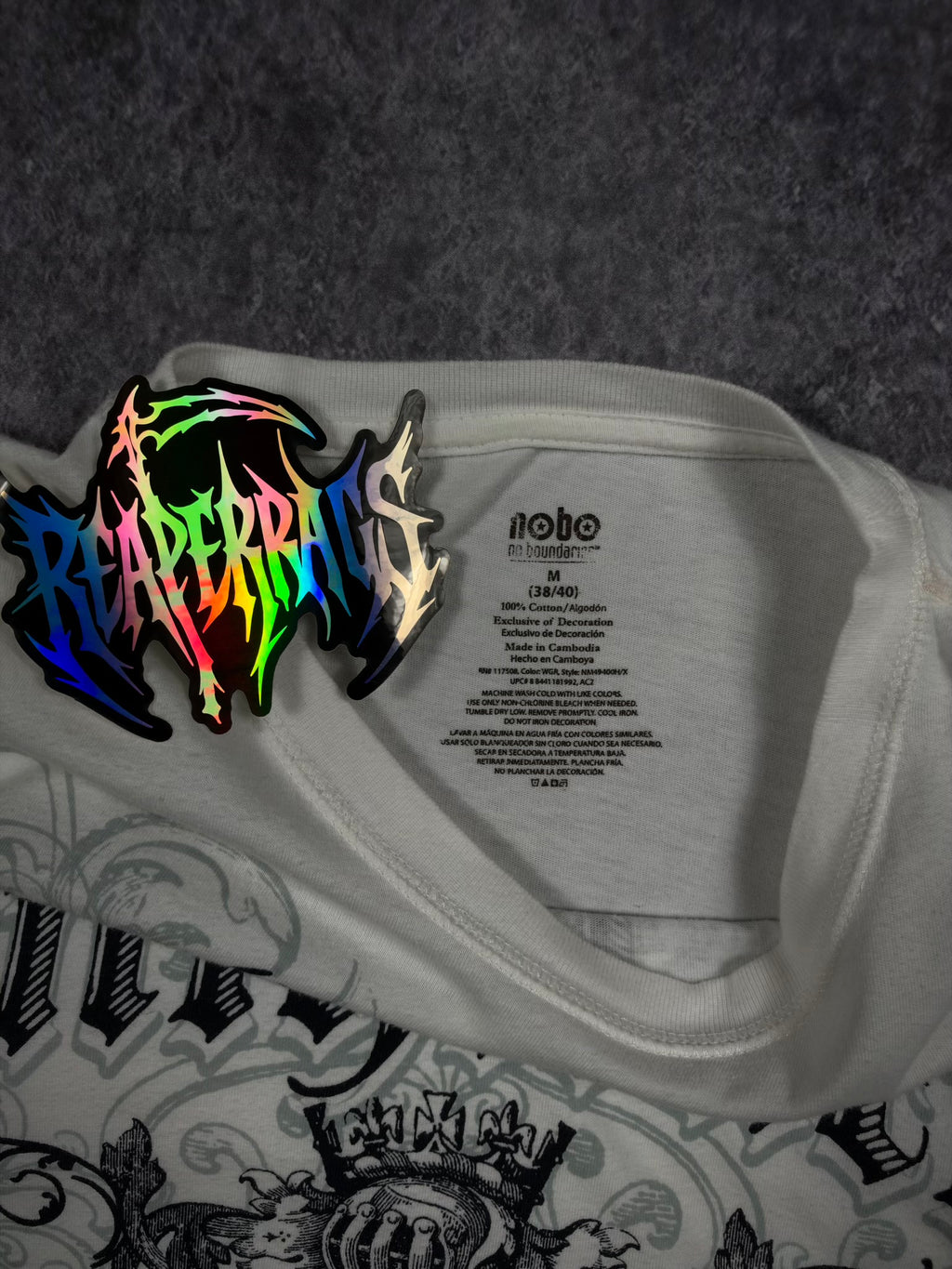 (RARE) 2000s NO BOUNDARIES LAYERED SHIRT (M)