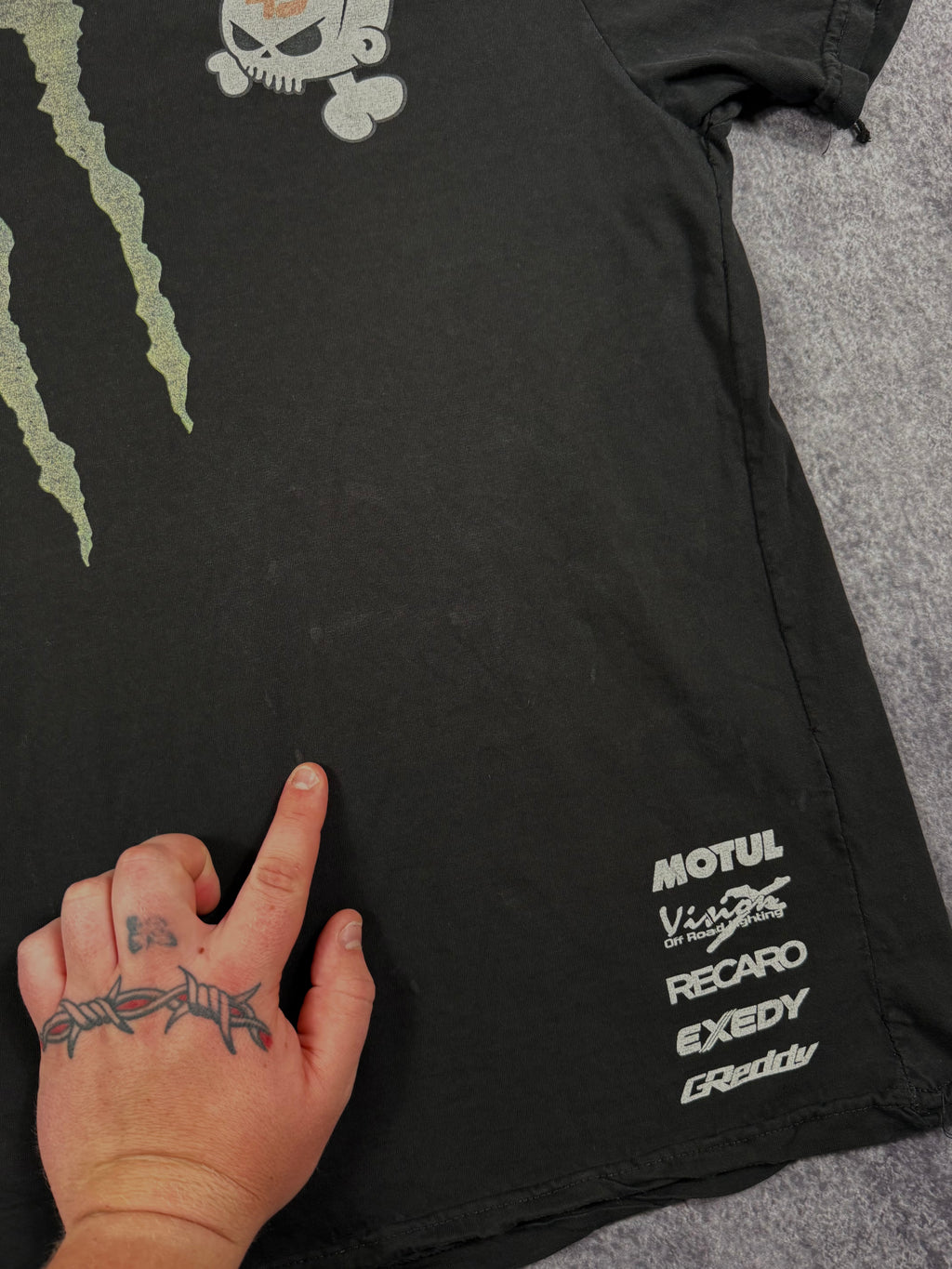 (rare) 2000s monster energy x dc shoes x ken block shirt (M)