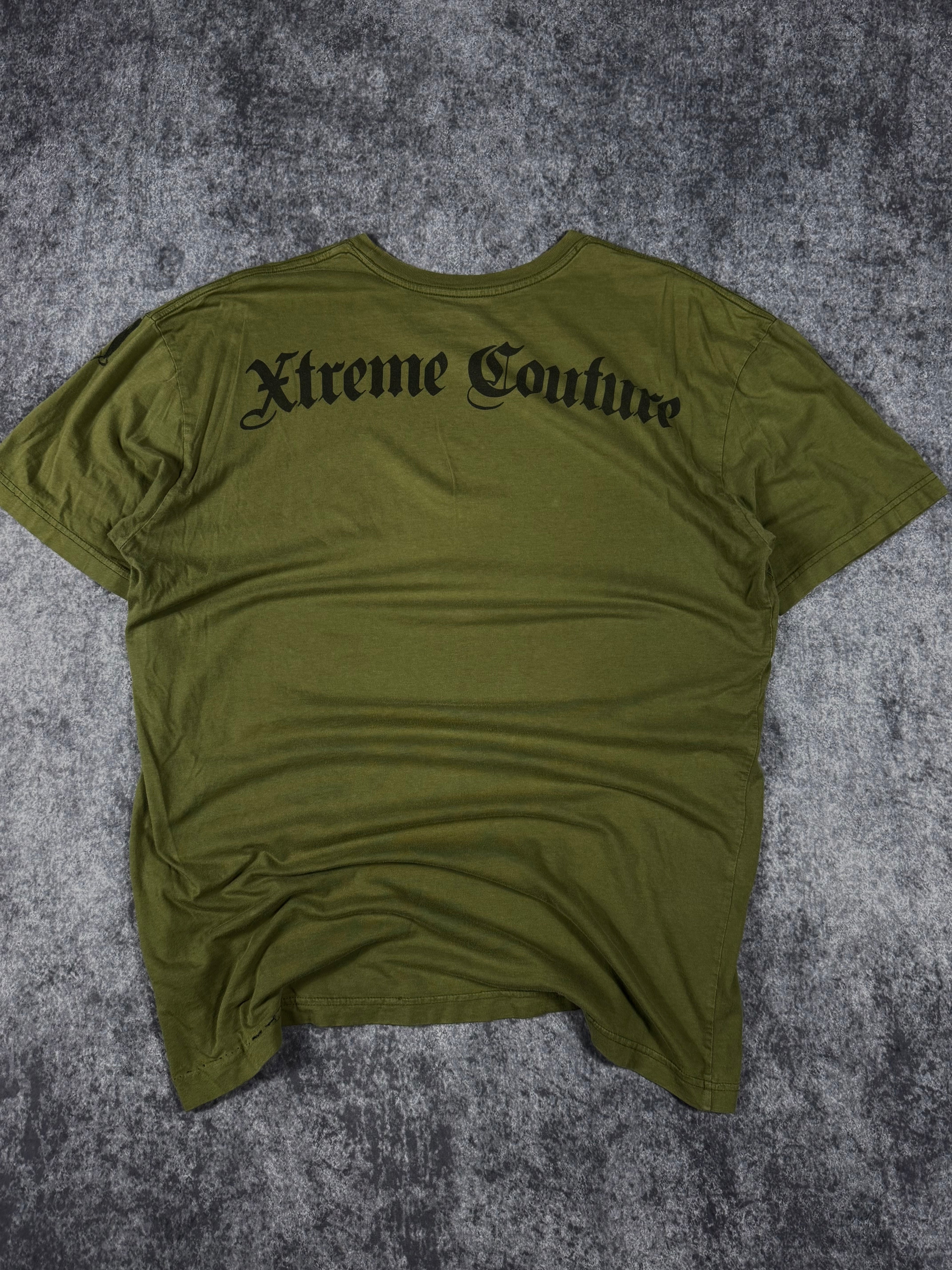 2000s xtreme couture shirt (L)
