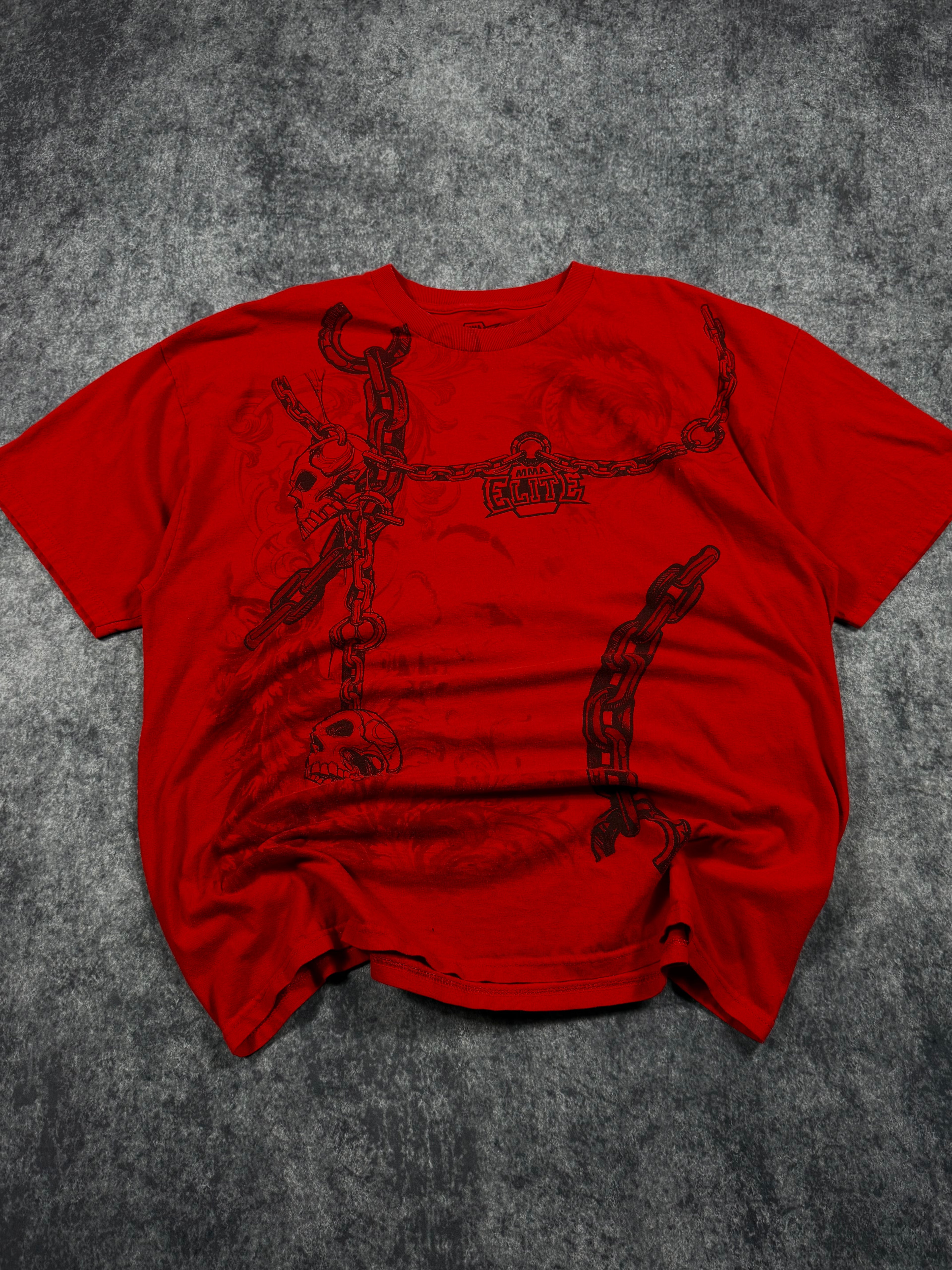 (rare) 2000s mma elite shirt (XXL)