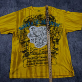 (rare) 2000s attitude gold shirt (XL)