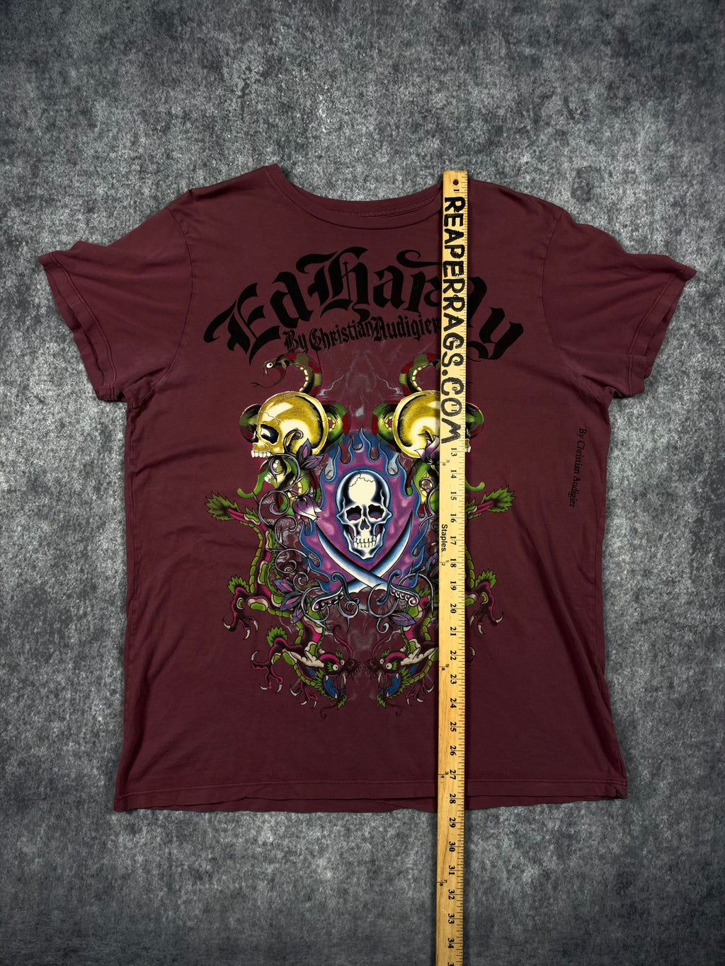 (RARE) 2000s ED HARDY SHIRT (L)