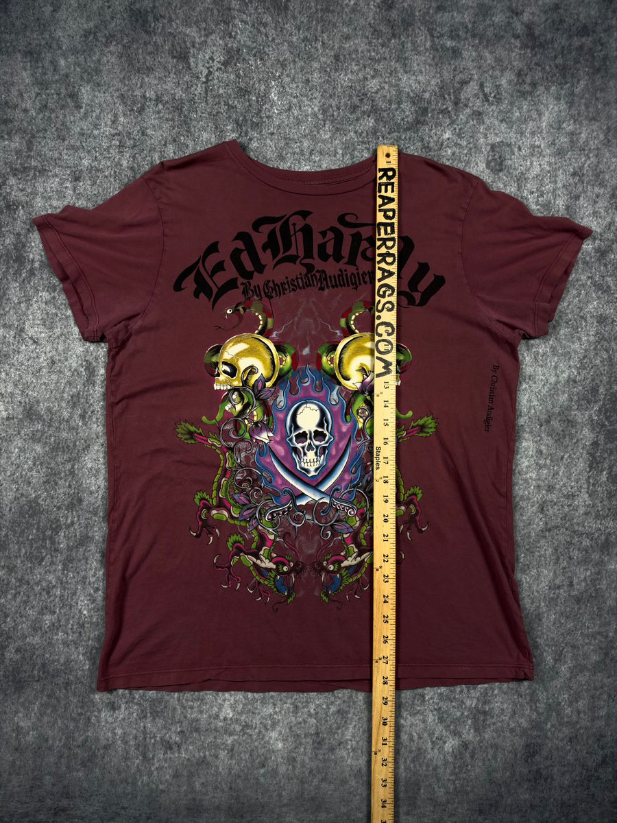 (RARE) 2000s ED HARDY SHIRT (L)