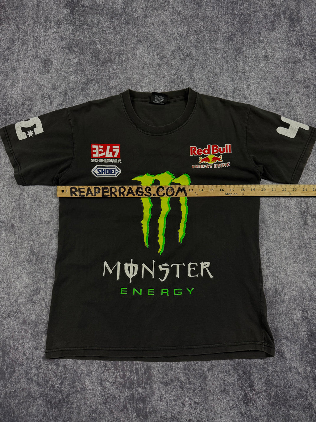 (rare) 2000s ken block x monster energy shirt (M)