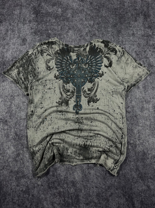 (rare) 2000s affliction shirt (S)