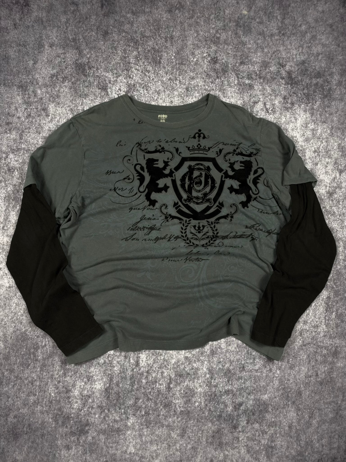 (RARE) 2000s NO BOUNDARIES LAYERED SHIRT (XL)