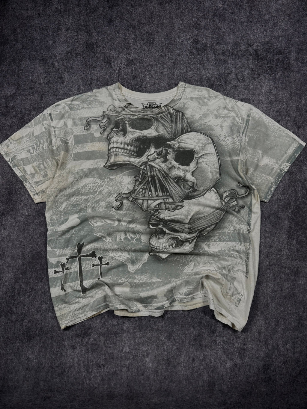 (rare) 2000s mma elite shirt (XXL)