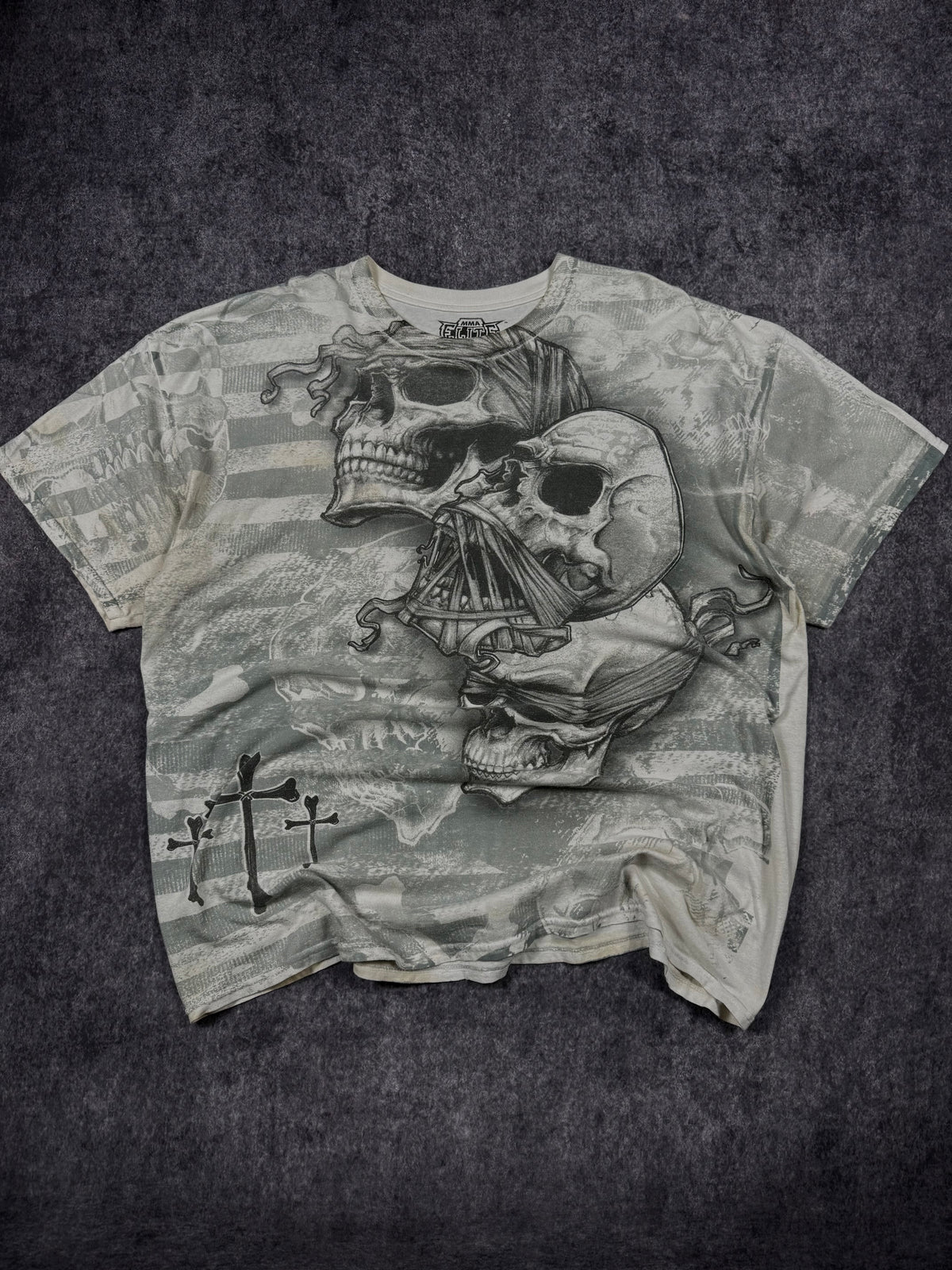 (rare) 2000s mma elite shirt (XXL)