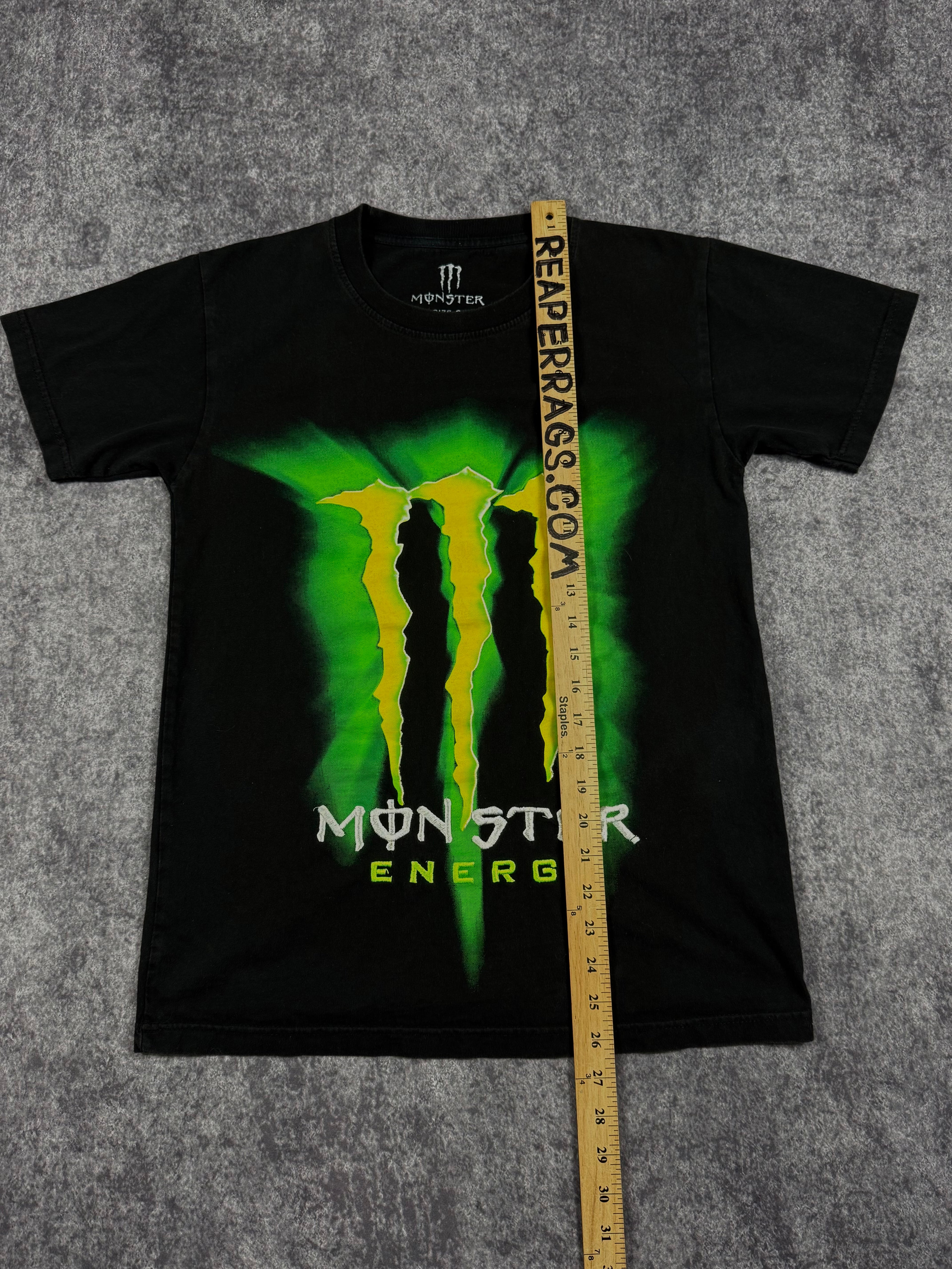 (rare) 2000s monster energy embroidered shirt (S)
