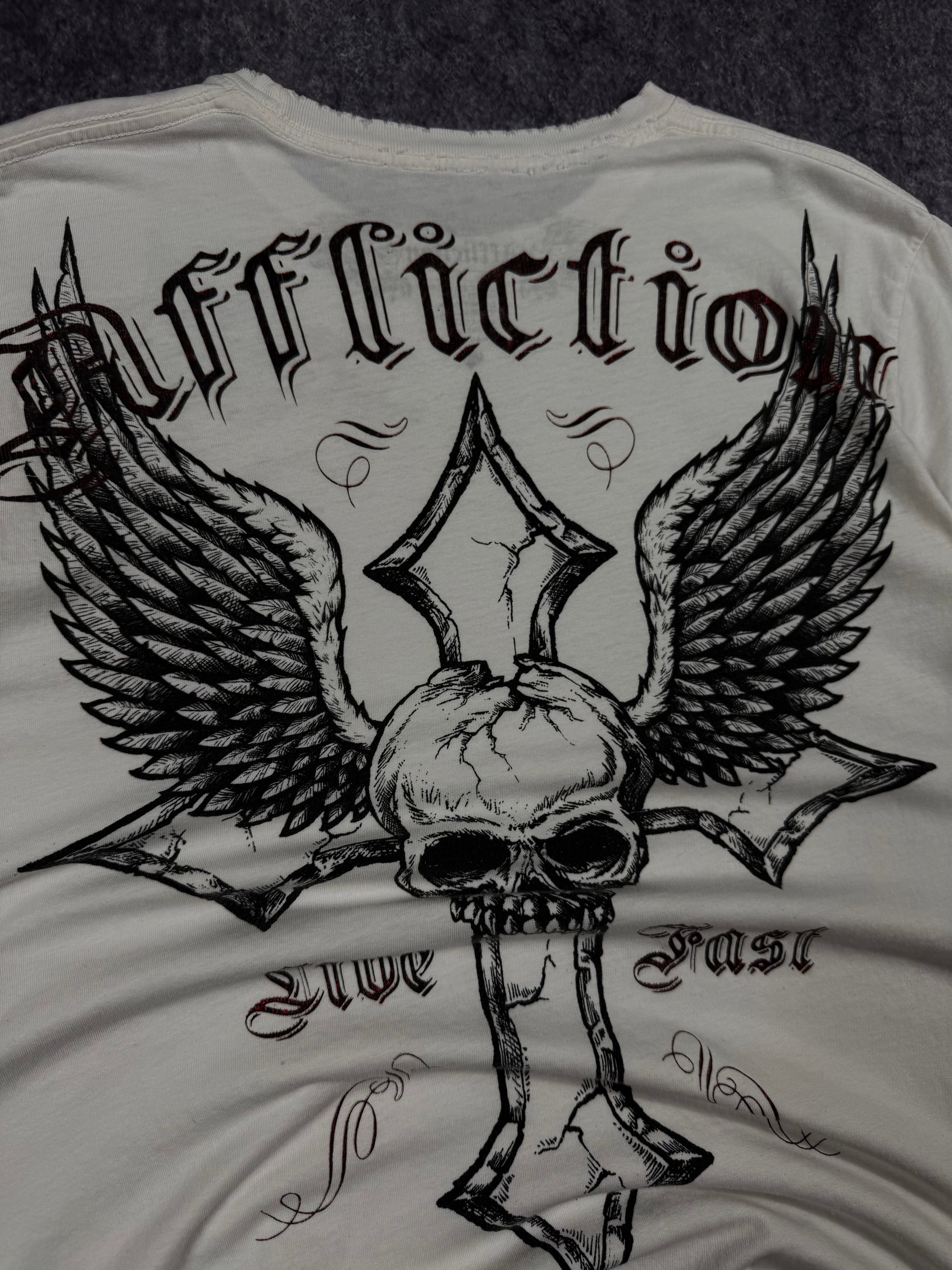 (rare) 2000s affliction shirt (M)