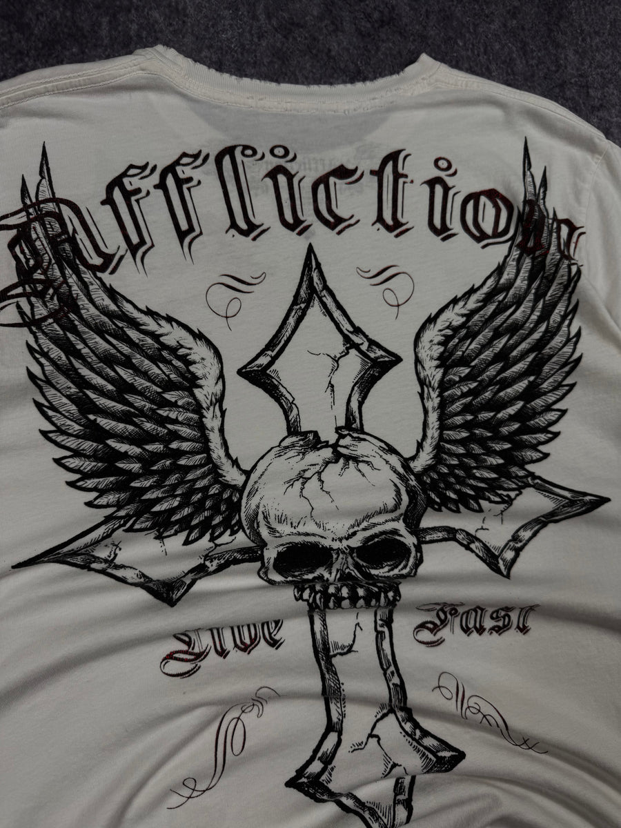 (rare) 2000s affliction shirt (M)