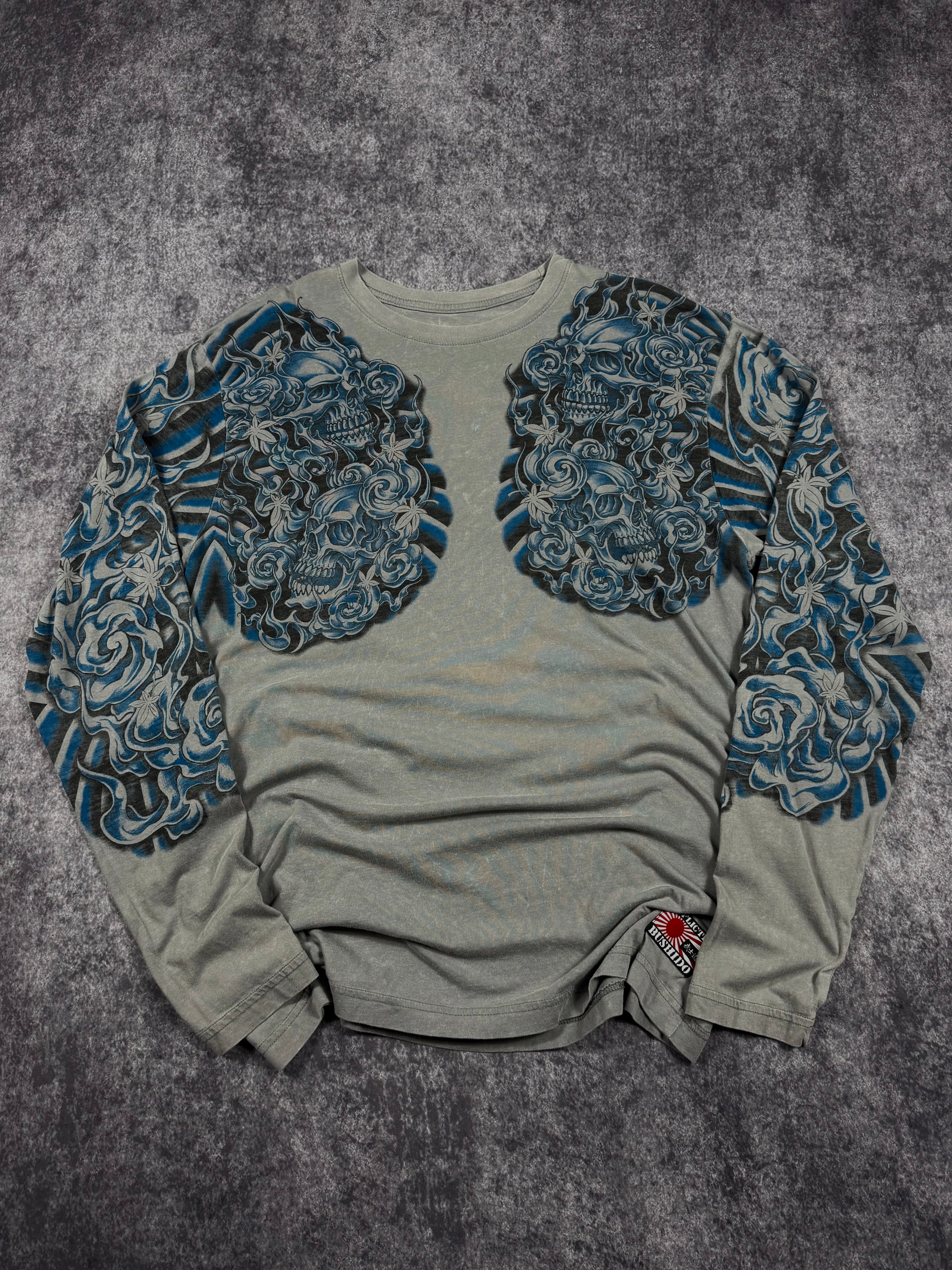 (rare) 2000s affliction long sleeve shirt (XL)
