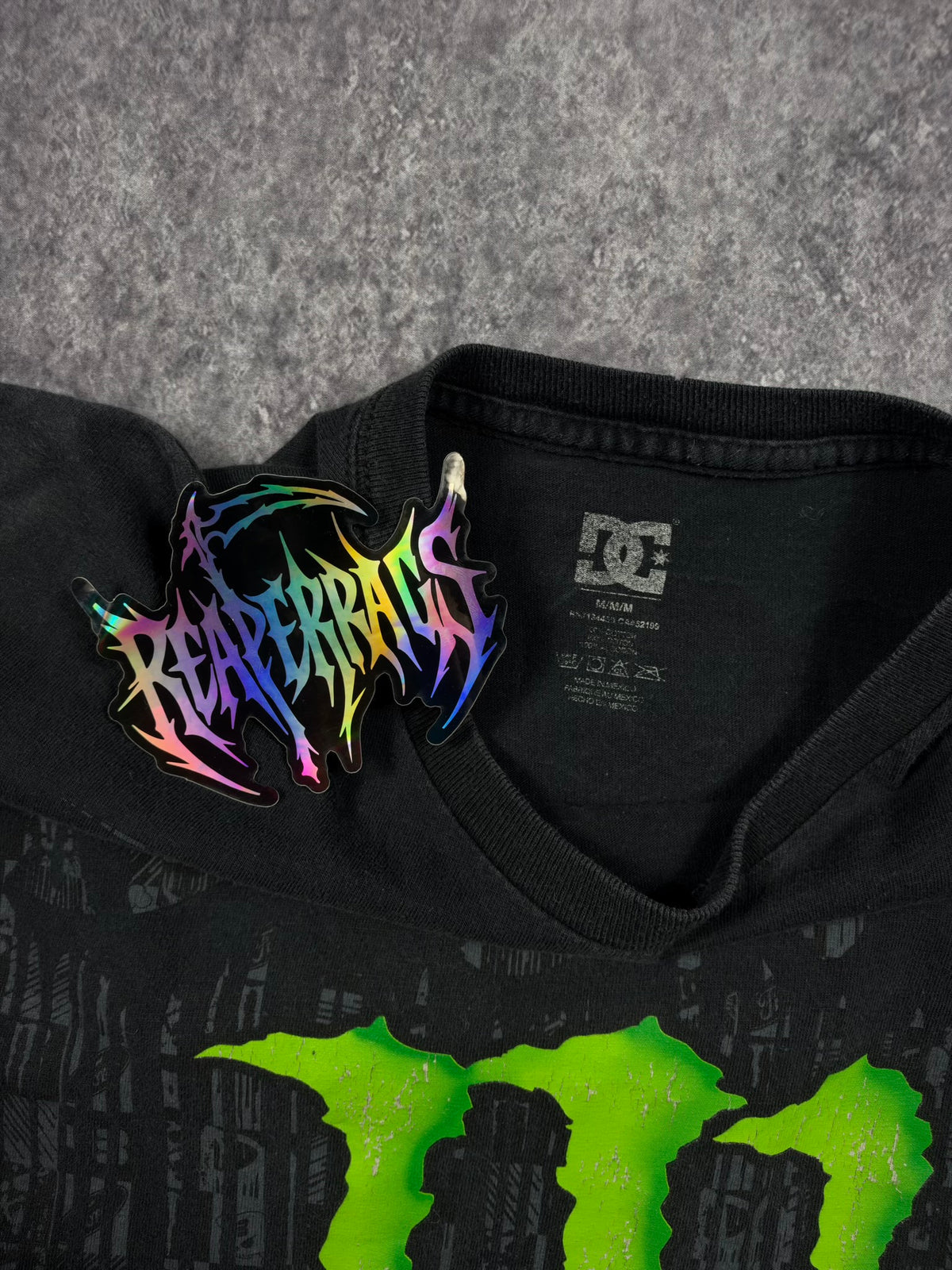 (GRAIL) 2000s DC SHOES X MONSTER ENERGY X KEN BLOCK SHIRT (M)