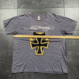 2000s Ed Hardy Cross Shirt (XXL)