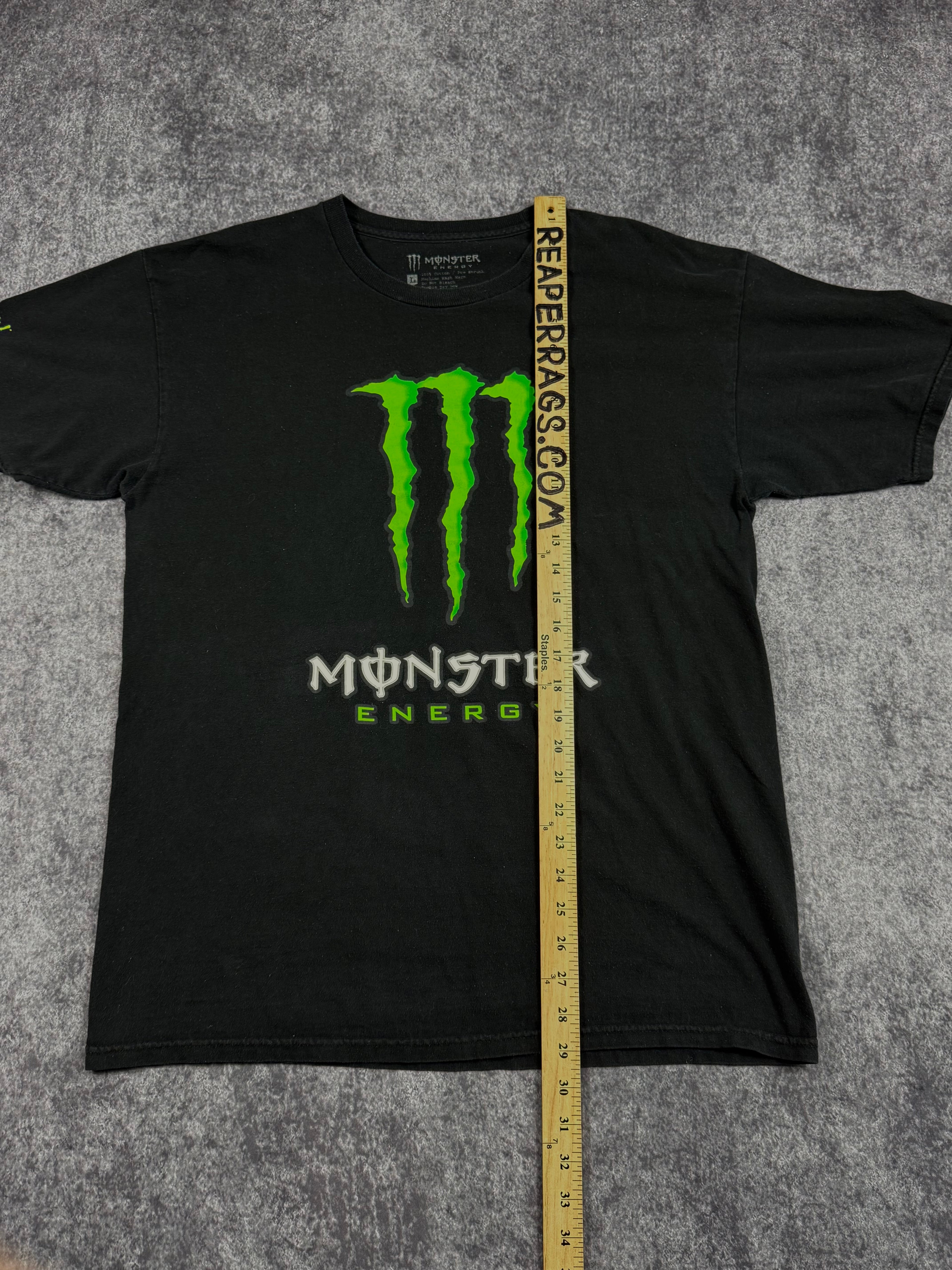 (rare) 2000s monster energy shirt (L)