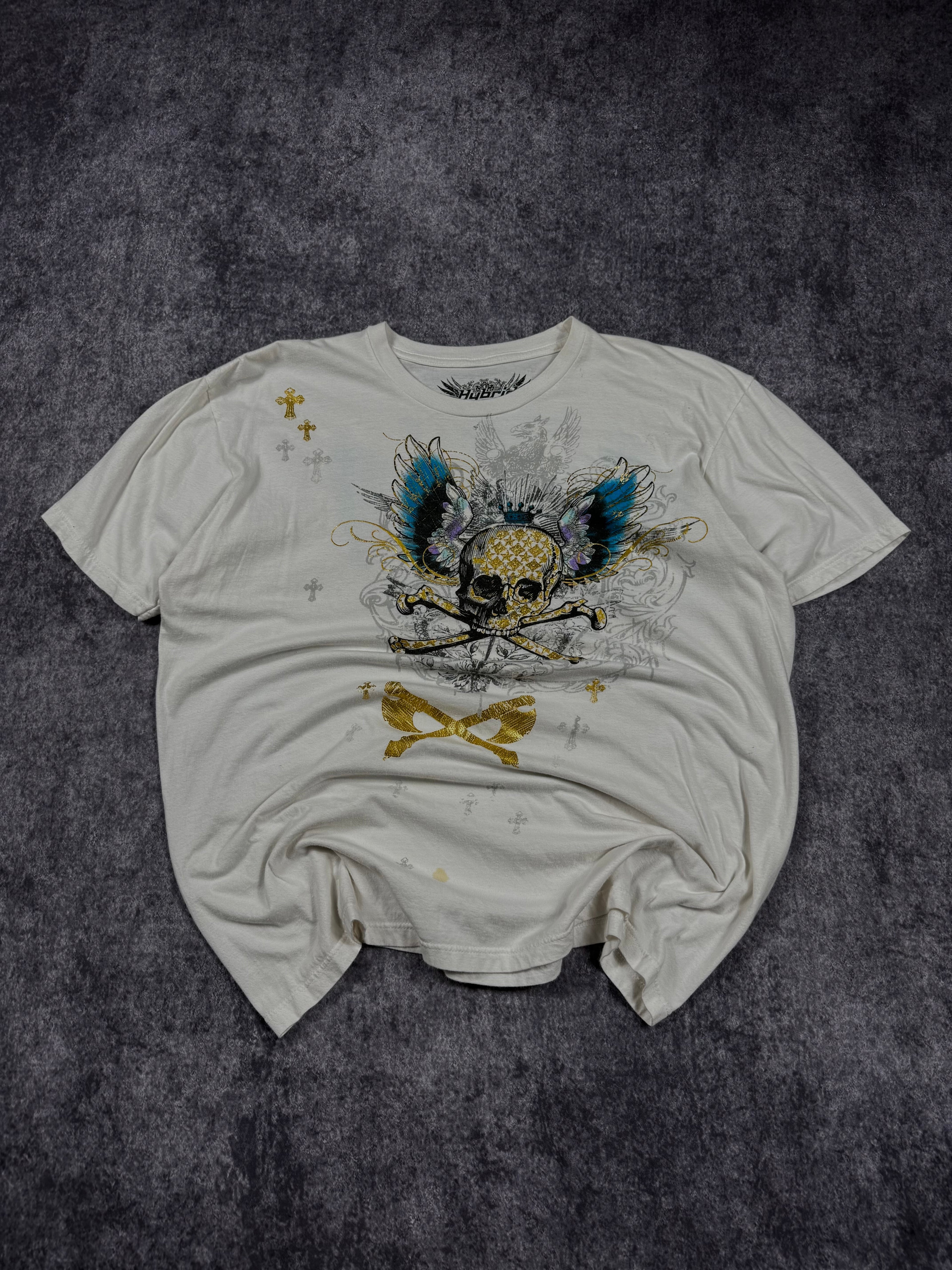 2000s hybrid chrome shirt (L)