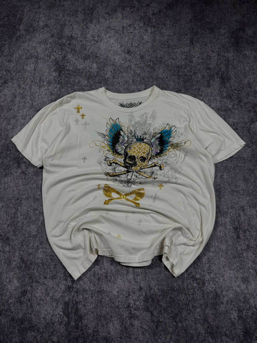 2000s hybrid chrome shirt (L)