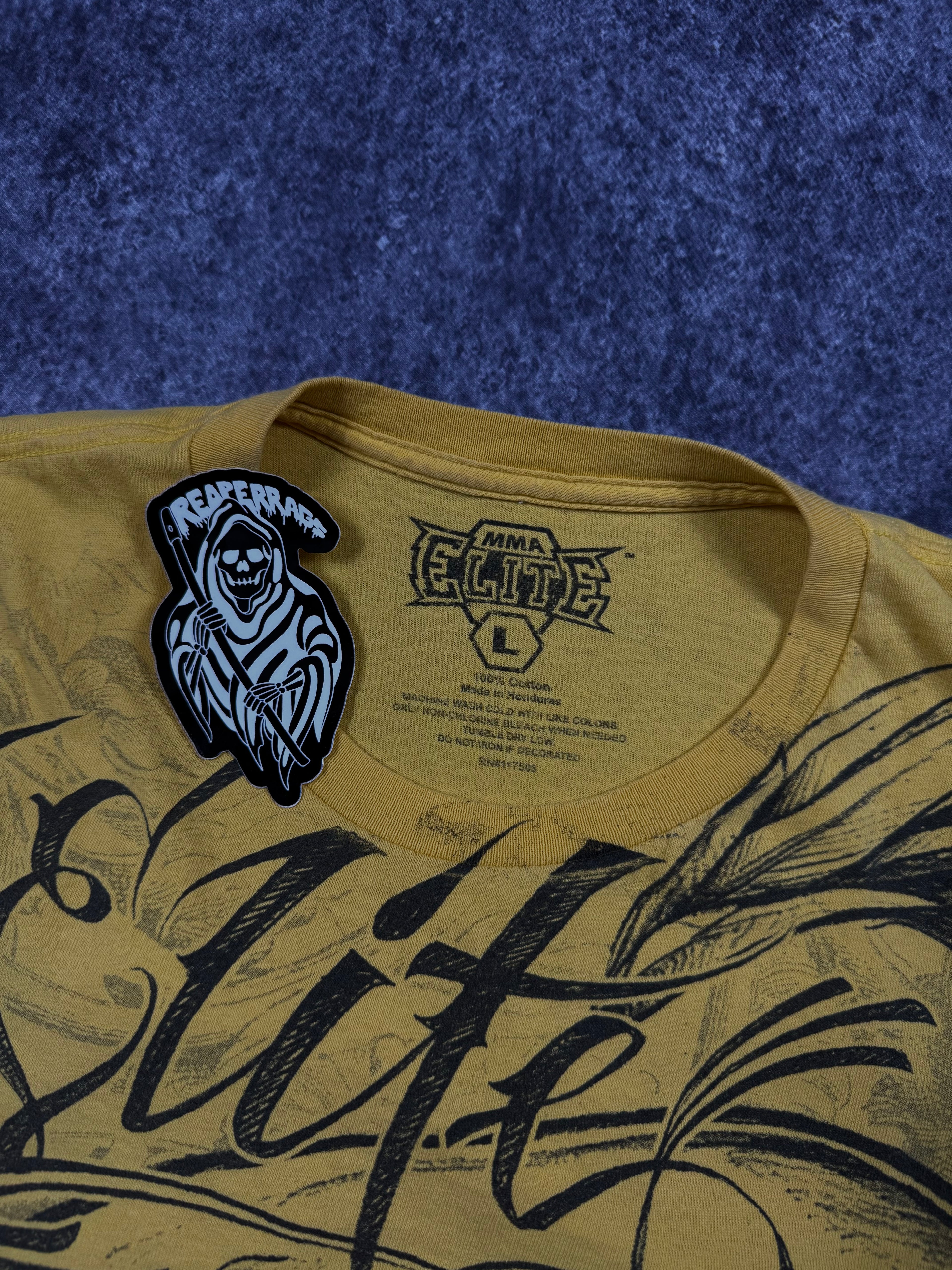 (rare) 2000s mma elite shirt (L)
