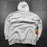 Deadstock 2000s Rhinestone Skull Hoodie (XL)