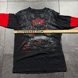 (rare) 2000s MMA Elite Layered Shirt (L)