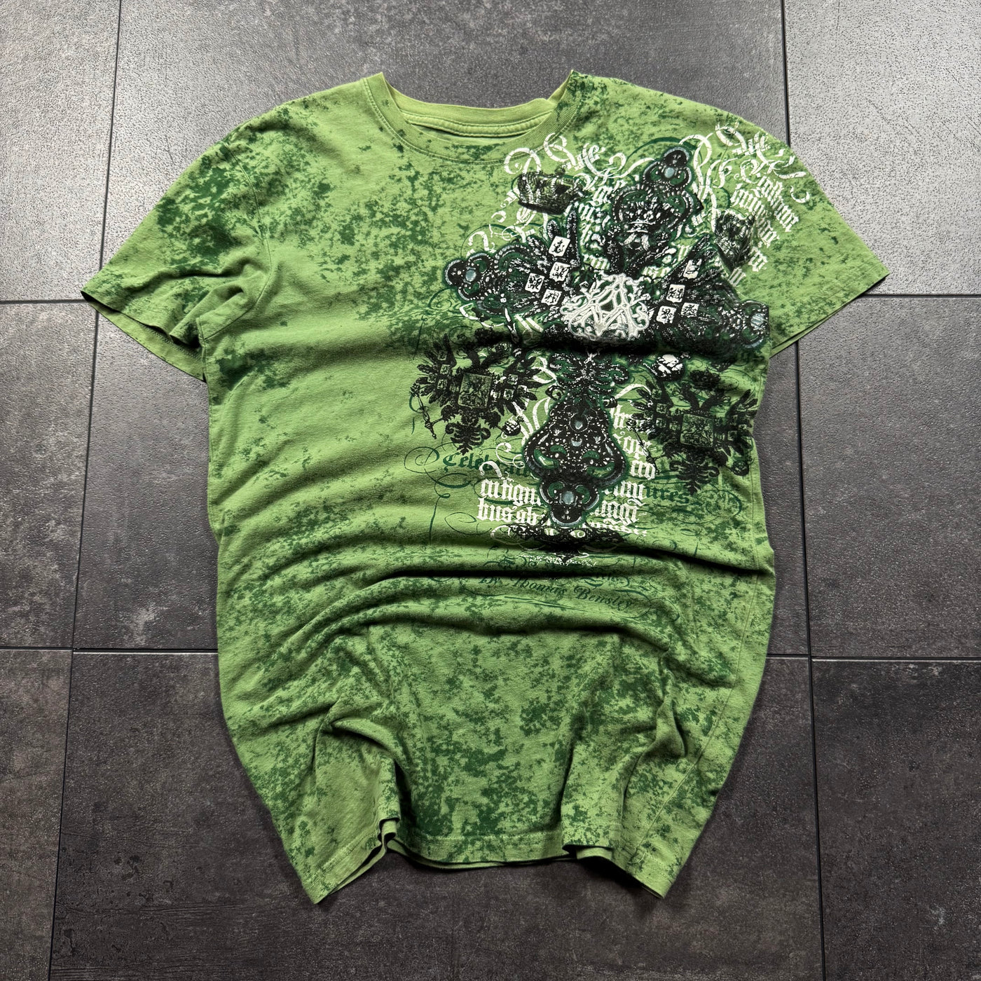 (rare) 2000s Archiac x Affliction Shirt (S)