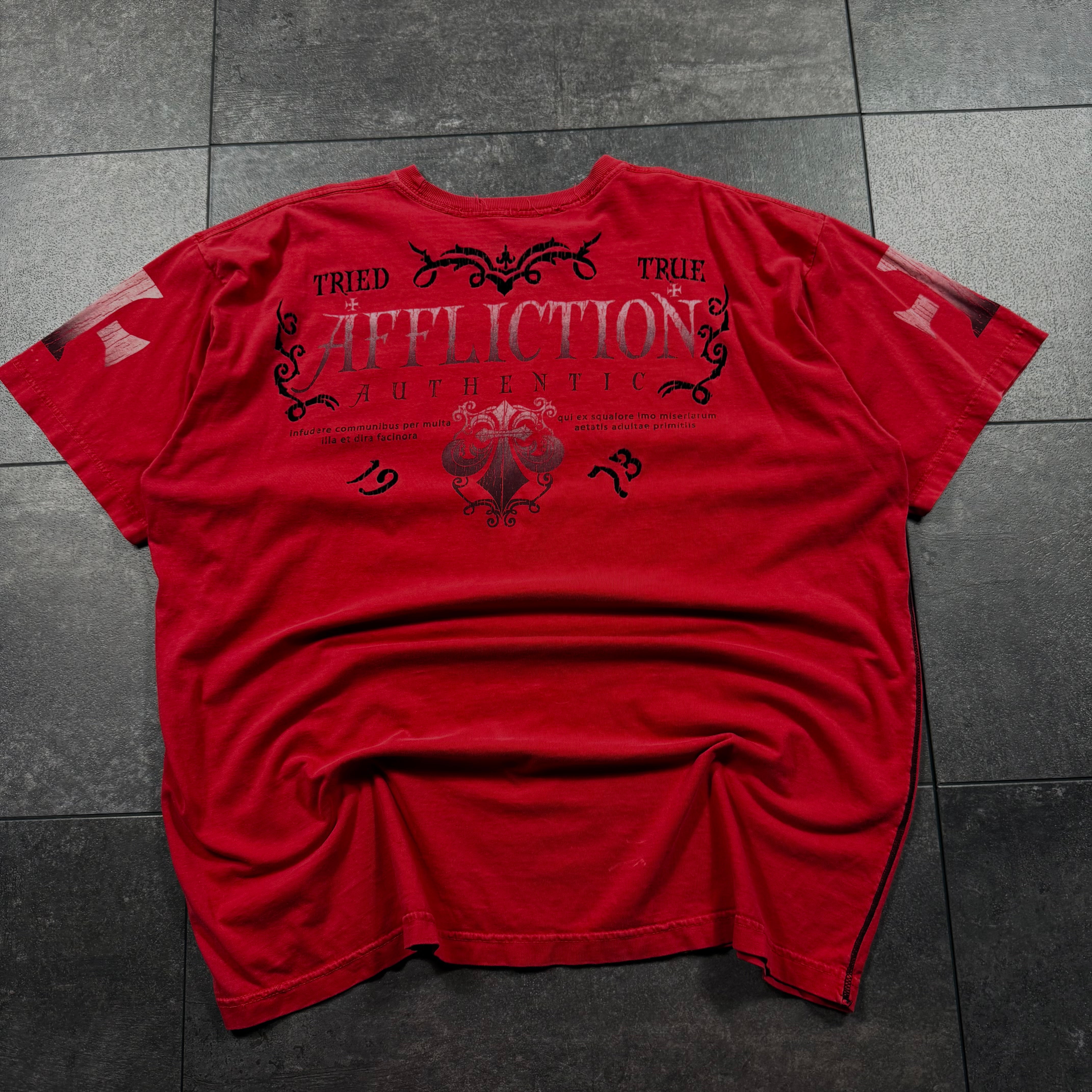 2000s affliction shirt (XXL)
