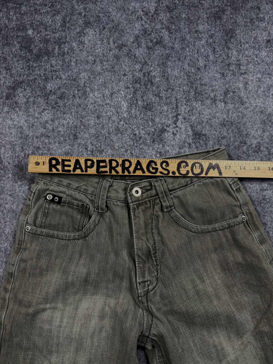 (rare) 2000s southpole black tab jeans (26x26)